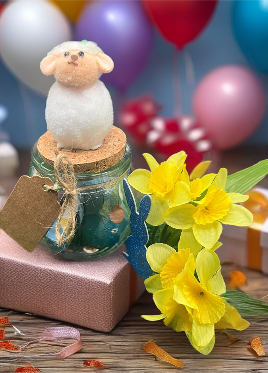 Lamb Candy Jar